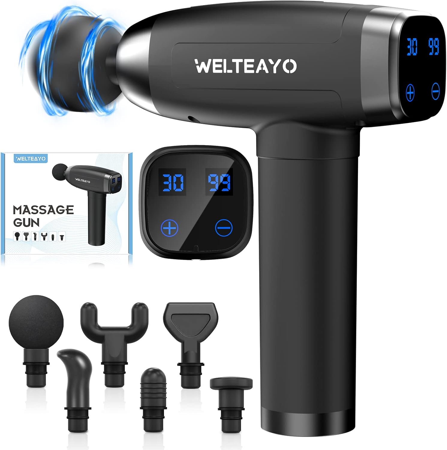 Massage Gun Deep Tissue 30-speed handheld massager