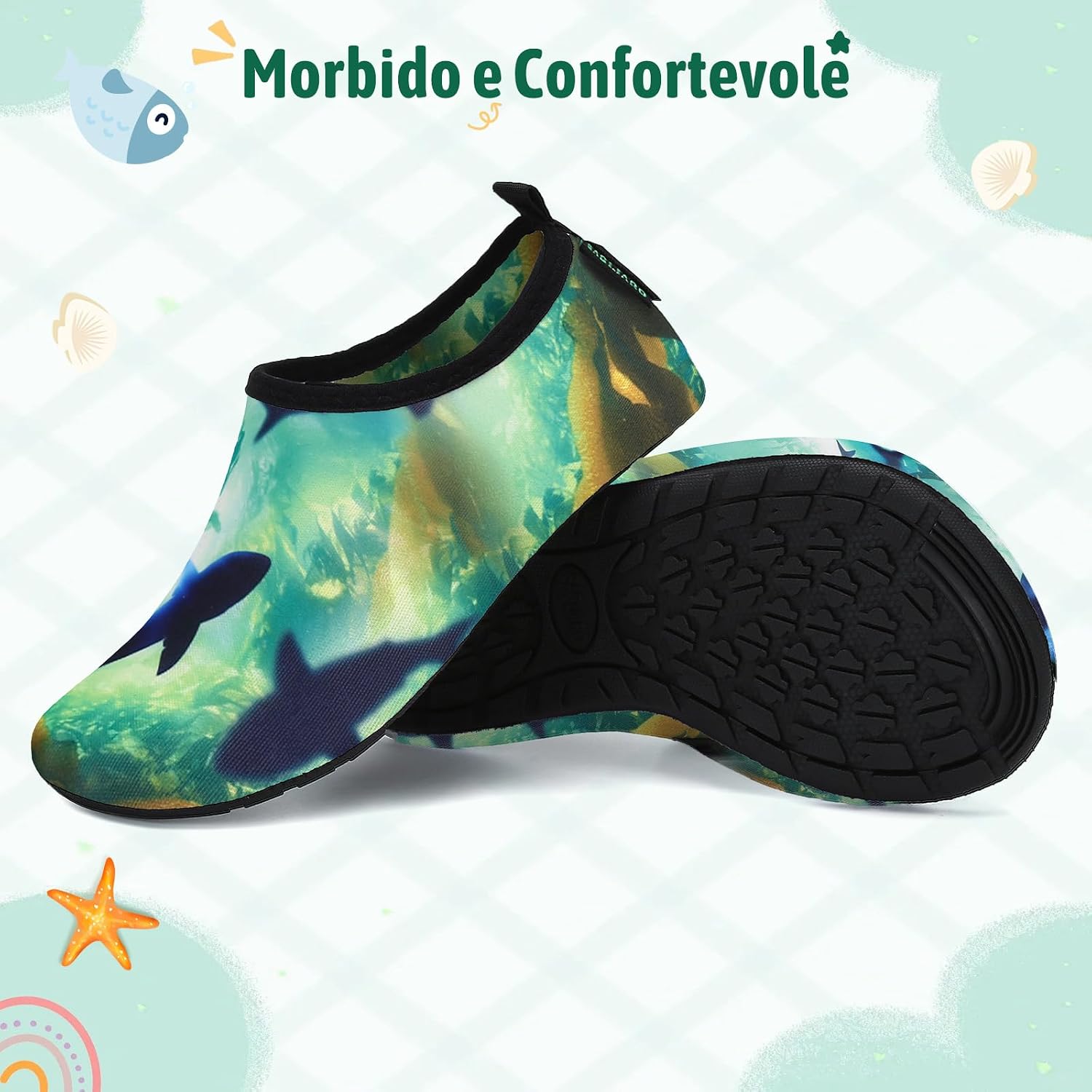 Thumbnail 6 de SAGUARO Scarpette da Scoglio e Scarpe da Sport Acquatici Unisex Bambino