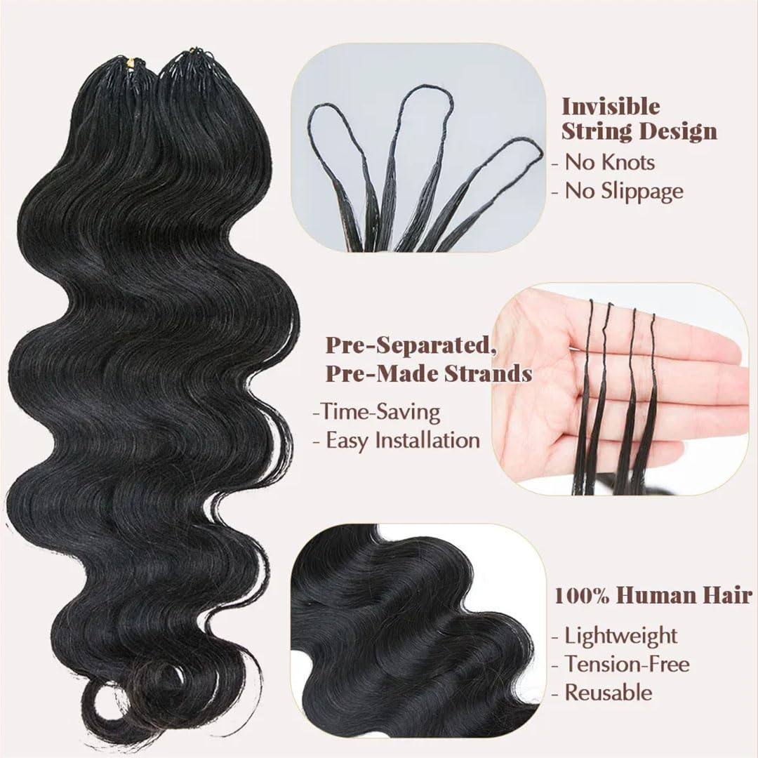 Thumbnail 1 de YWIGS 100% Human Crochet Hair: Pre-Separated, Knotless Knotless Crochet Extensions 20