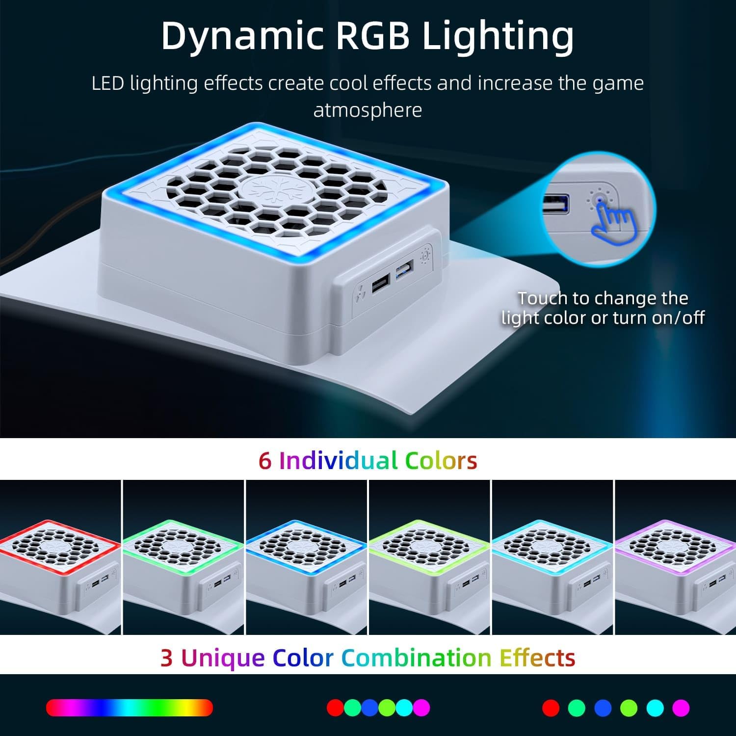 Thumbnail 3 de Mcbazel PS5 Slim ventilateur 2200 rpm