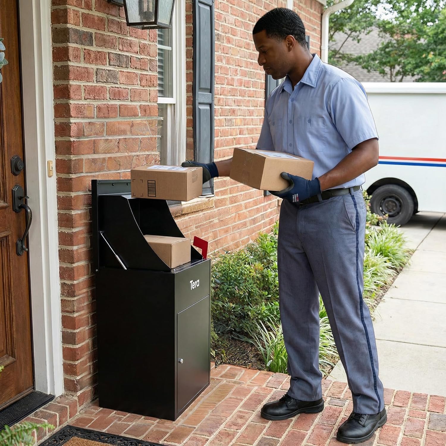 Thumbnail 6 de Tera PDB585_US Outdoor Package Delivery Box, 23-Inch, Key Lock
