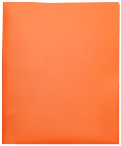 Detalle 2 de Amazon Basics Heavy Duty Plastic Folders with 2 Pockets (12-Pack) in Assorted Colors