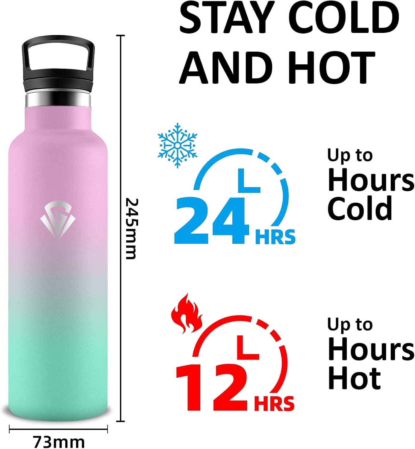 Thumbnail 2 de Botella Agua Acero Inoxidable 500 ml