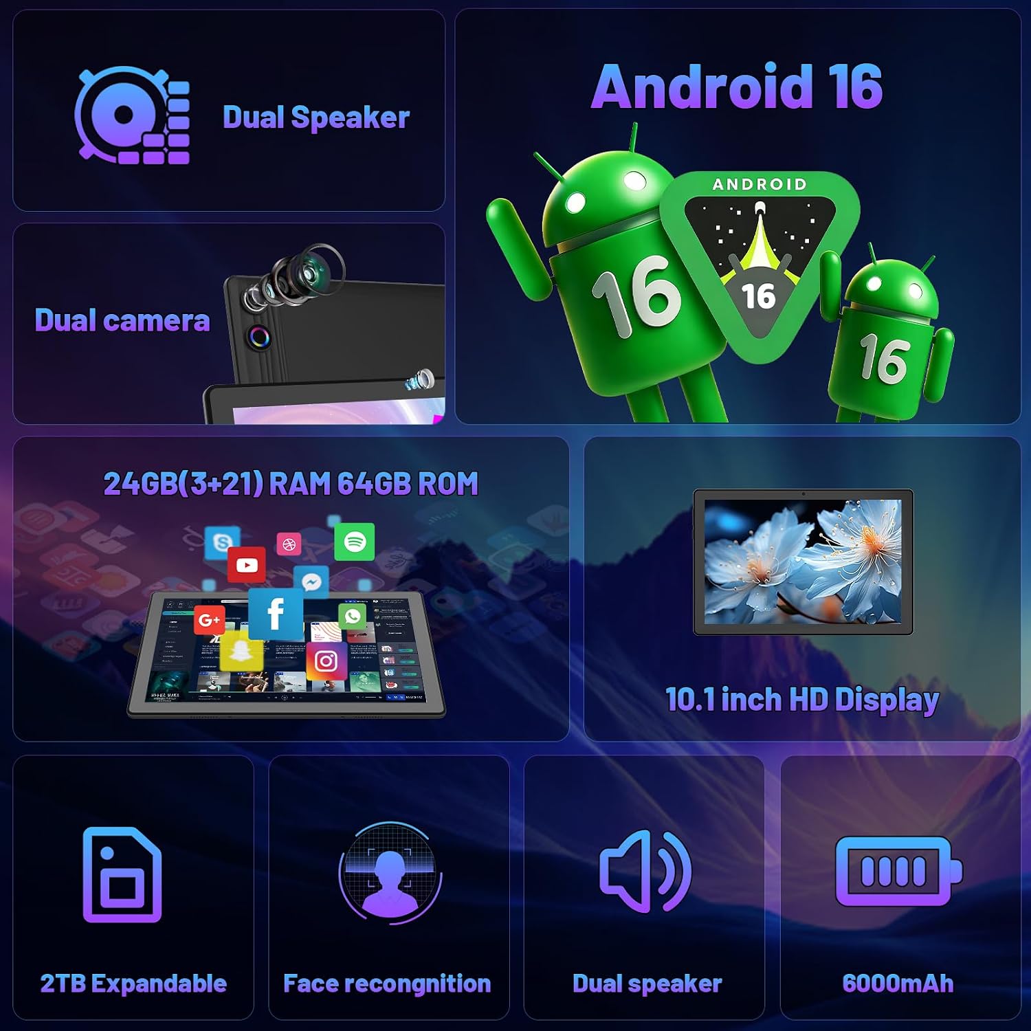 Detalle 2 de Gleeso Android tablet 10-inch