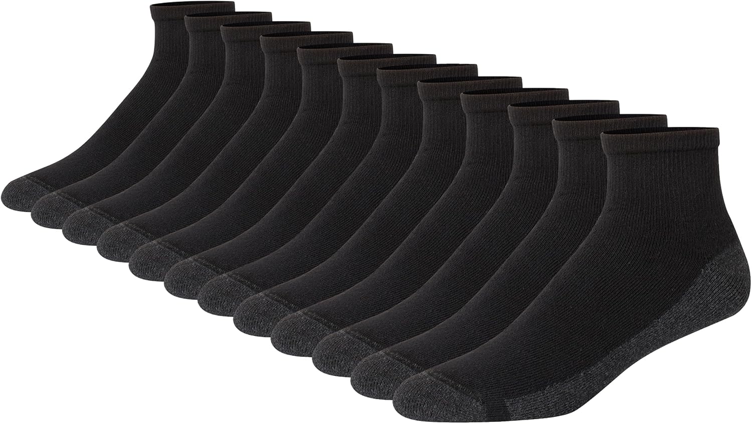 Thumbnail 5 de Hanes Max Cushioned Ankle Socks for Men (multiple packs) — moisture-wicking comfort and reinforced durability