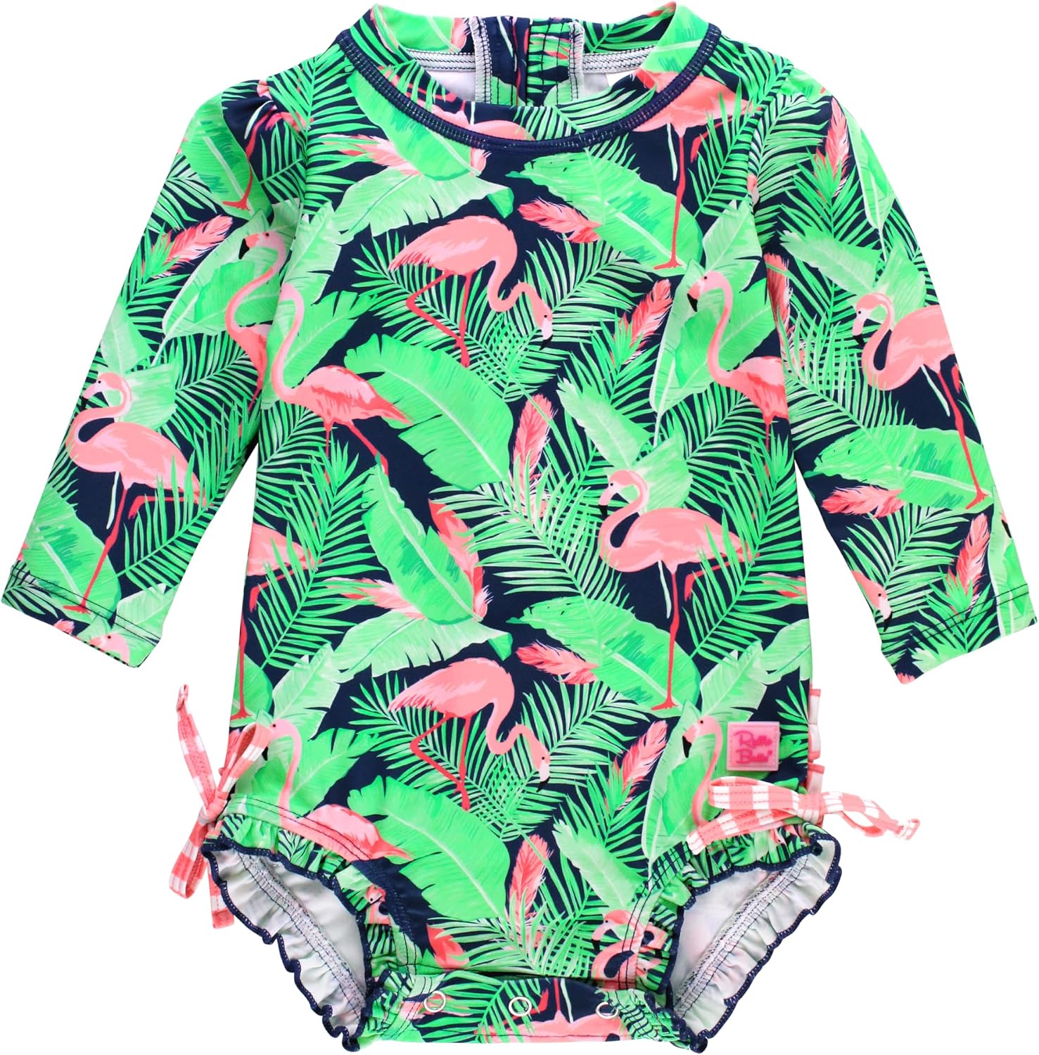 RuffleButts One Piece UPF 50+ Rash Guard