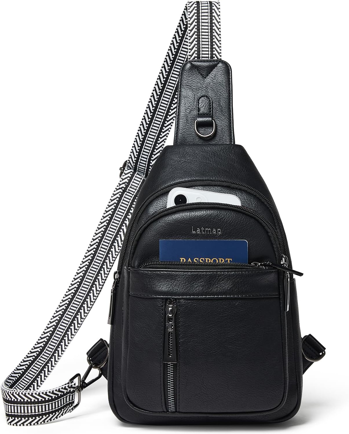 Detalle de LATMAP 7L Sling Bag: Compact, Versatile Crossbody that Keeps Essentials Separate