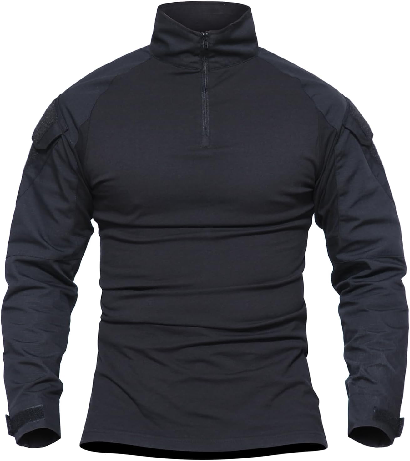Detalle de TACVASEN Slim Fit Herren Baumwollhemd Outdoor Military T-Shirt mit Tasche