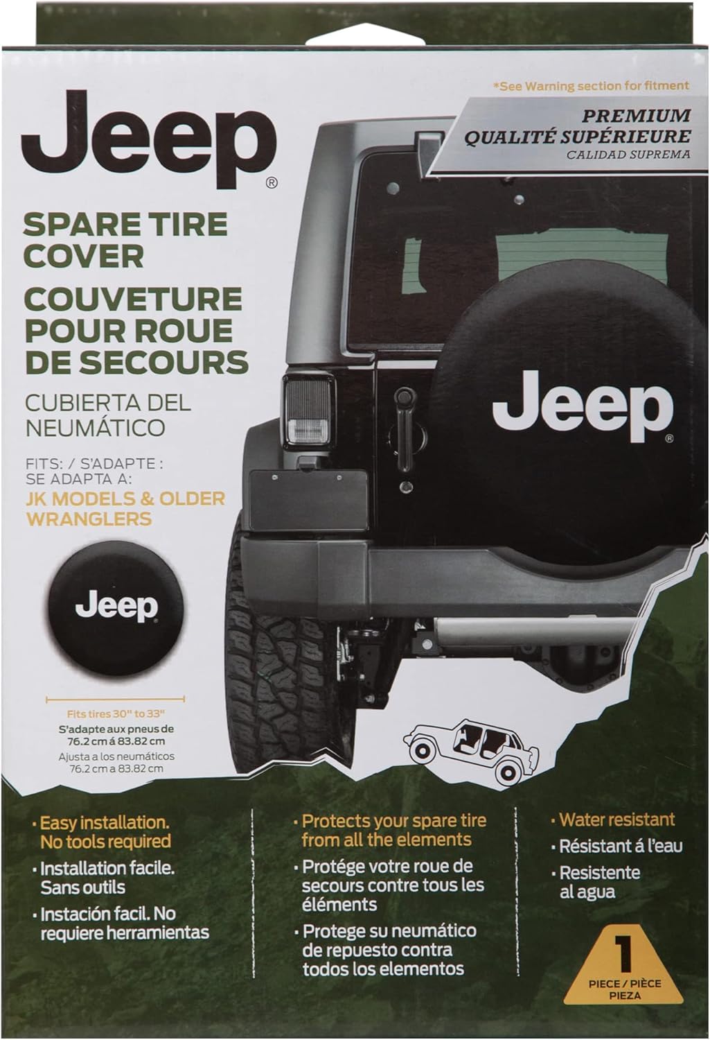 Thumbnail 1 de Plasticolor 000793R01 Copertura ruota di scorta Jeep