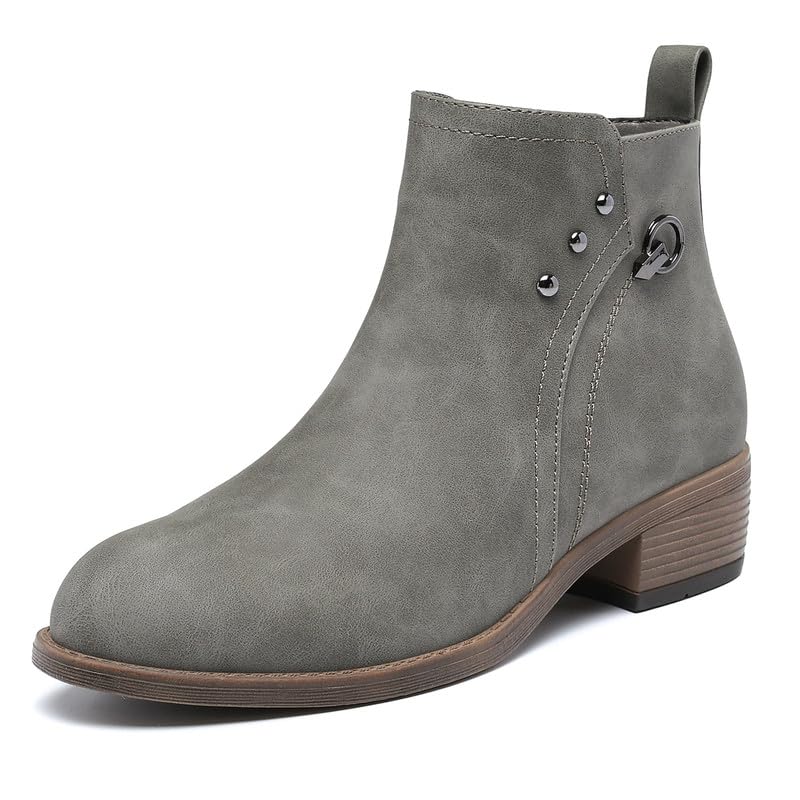 Detalle de Maxome Women's Ankle Boots, Leather and Suede