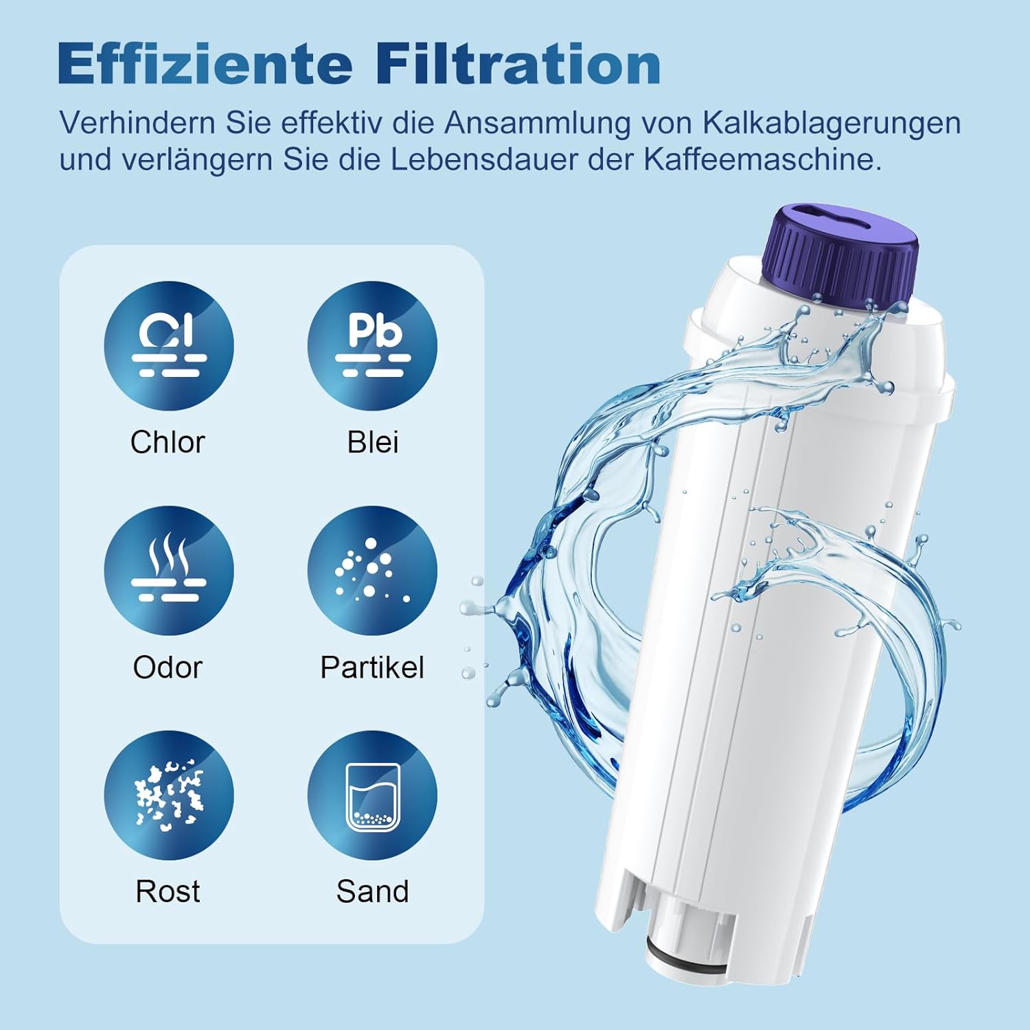 Thumbnail 4 de Wasserfilter für De’Longhi Kaffeevollautomaten DLSC002