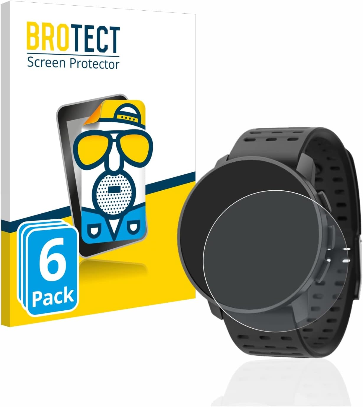 BROTECT Pellicola Protettiva Opaca per Suunto 9 Peak Pro – 6 Pezzi