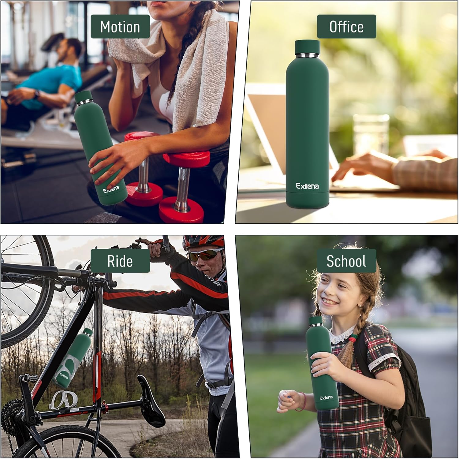 Thumbnail 5 de Exllena 1L Insulated Water Bottle