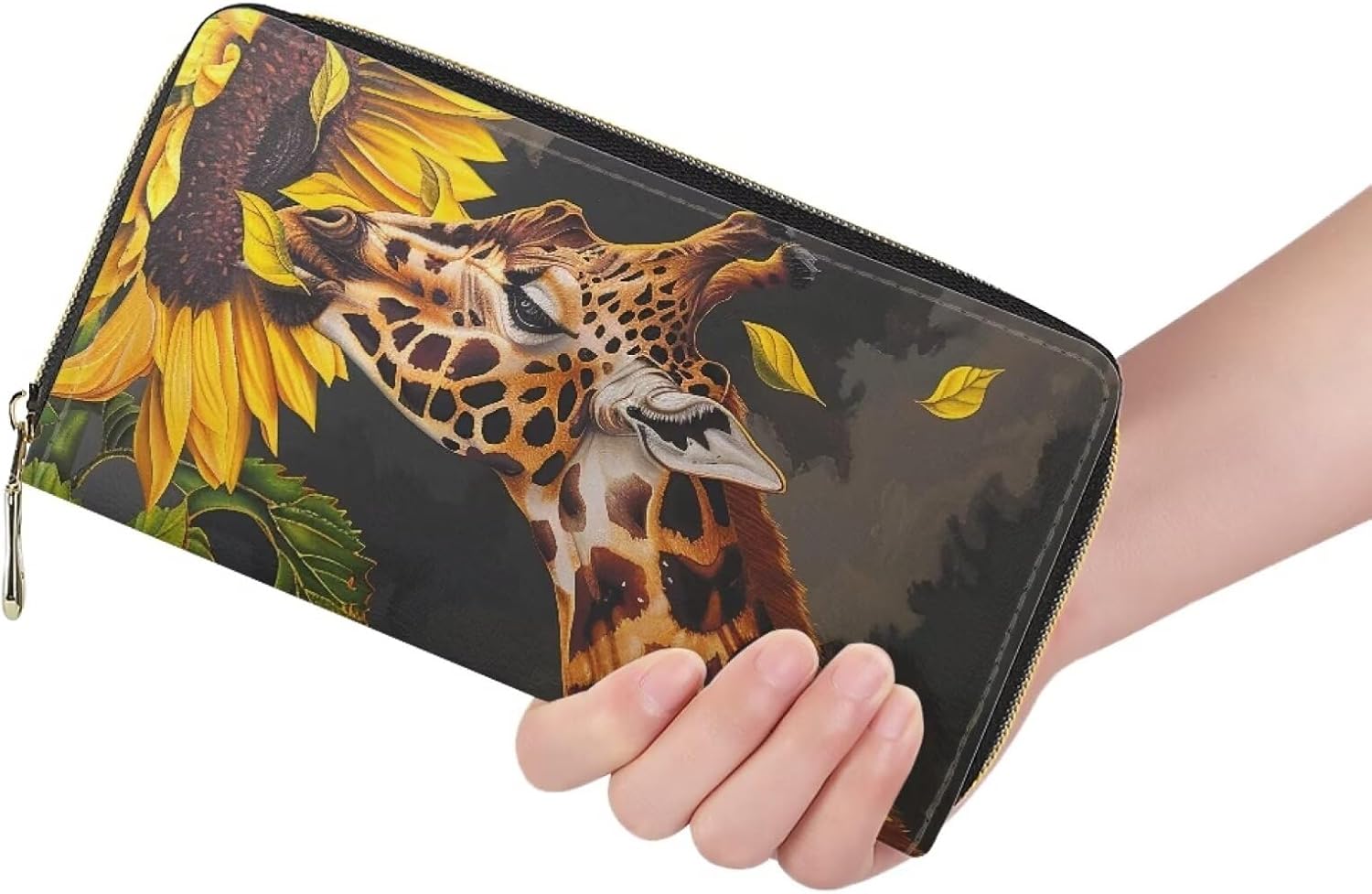 Thumbnail 2 de Belidome Sunflower Giraffe Wallet Purse for Women