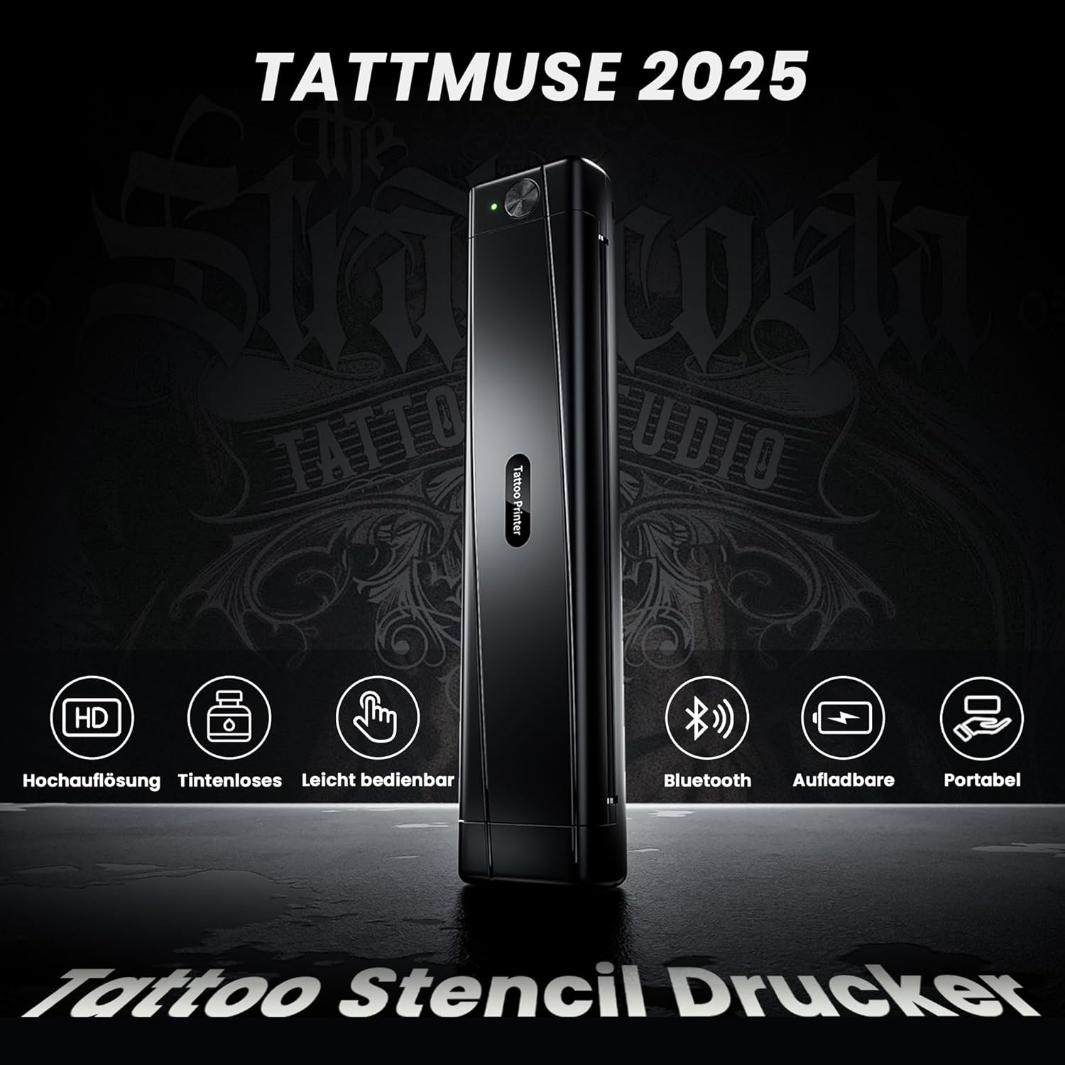 Thumbnail 1 de TATTMUSE Tattoo Drucker 1200mAh 🖨