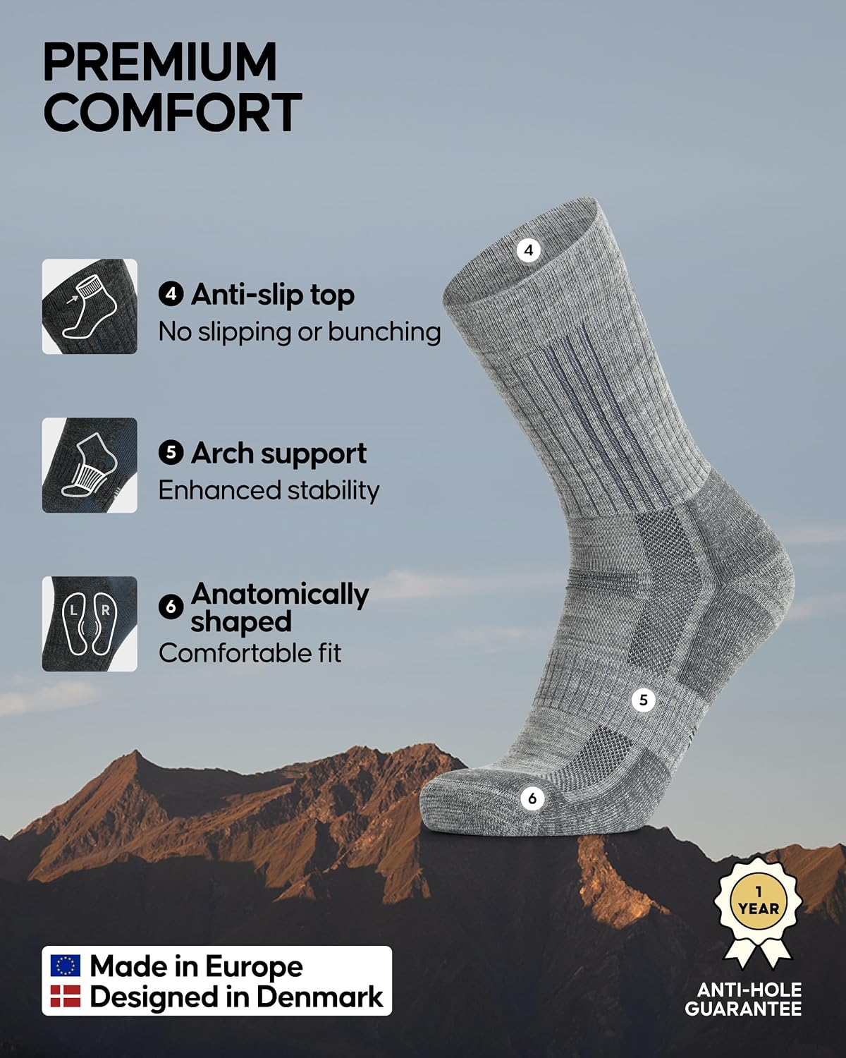 Thumbnail 2 de DANISH ENDURANCE Terrain Expert Pro socks