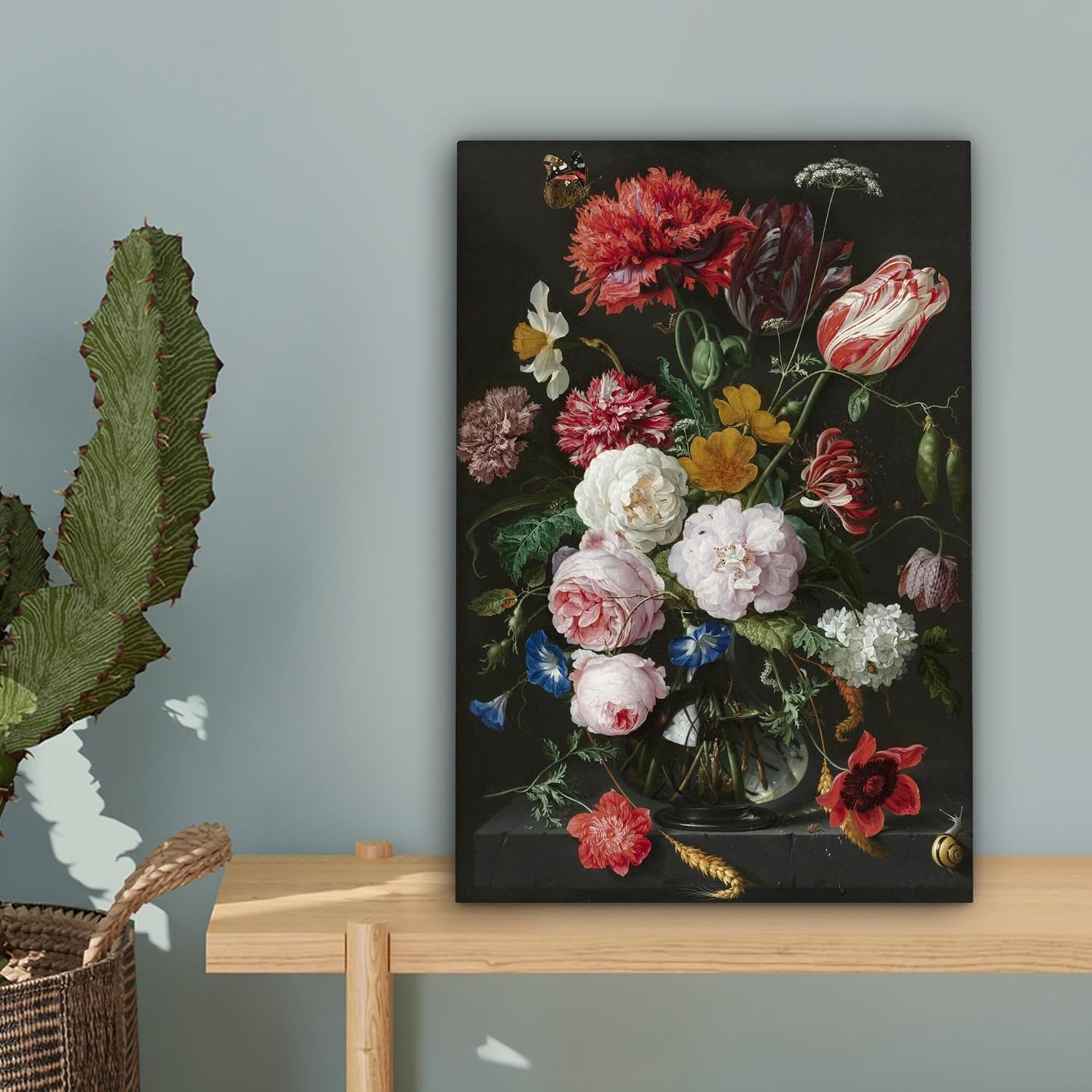Thumbnail 6 de MuchoWow© canvasdoek 20 x 30 cm met bloemenstilleven van Jan Davidsz. Heem