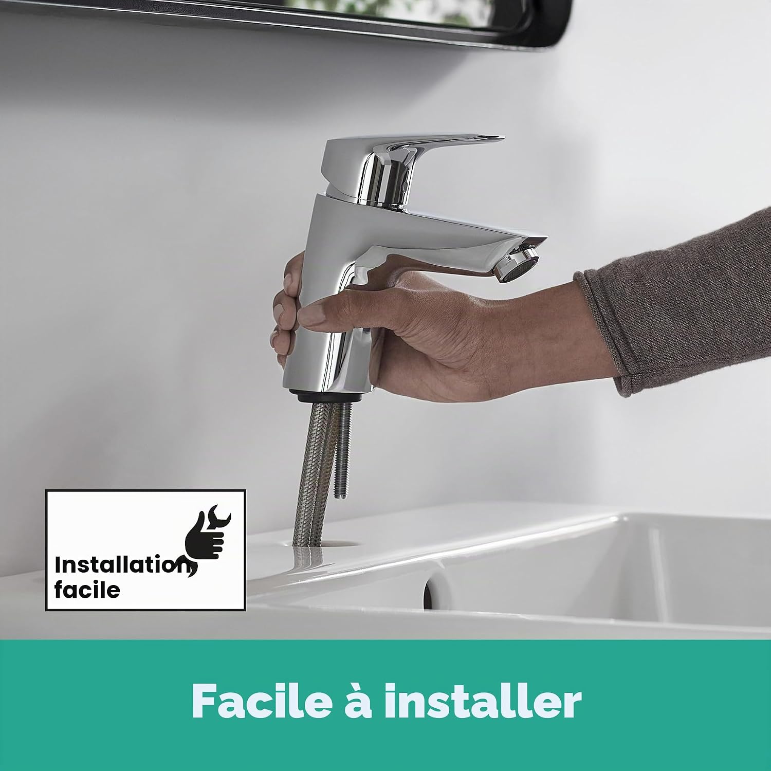 Thumbnail 6 de Hansgrohe Mitigeur de Lavabo Logis 70 avec Tirette de vidage – Réf. 71070000