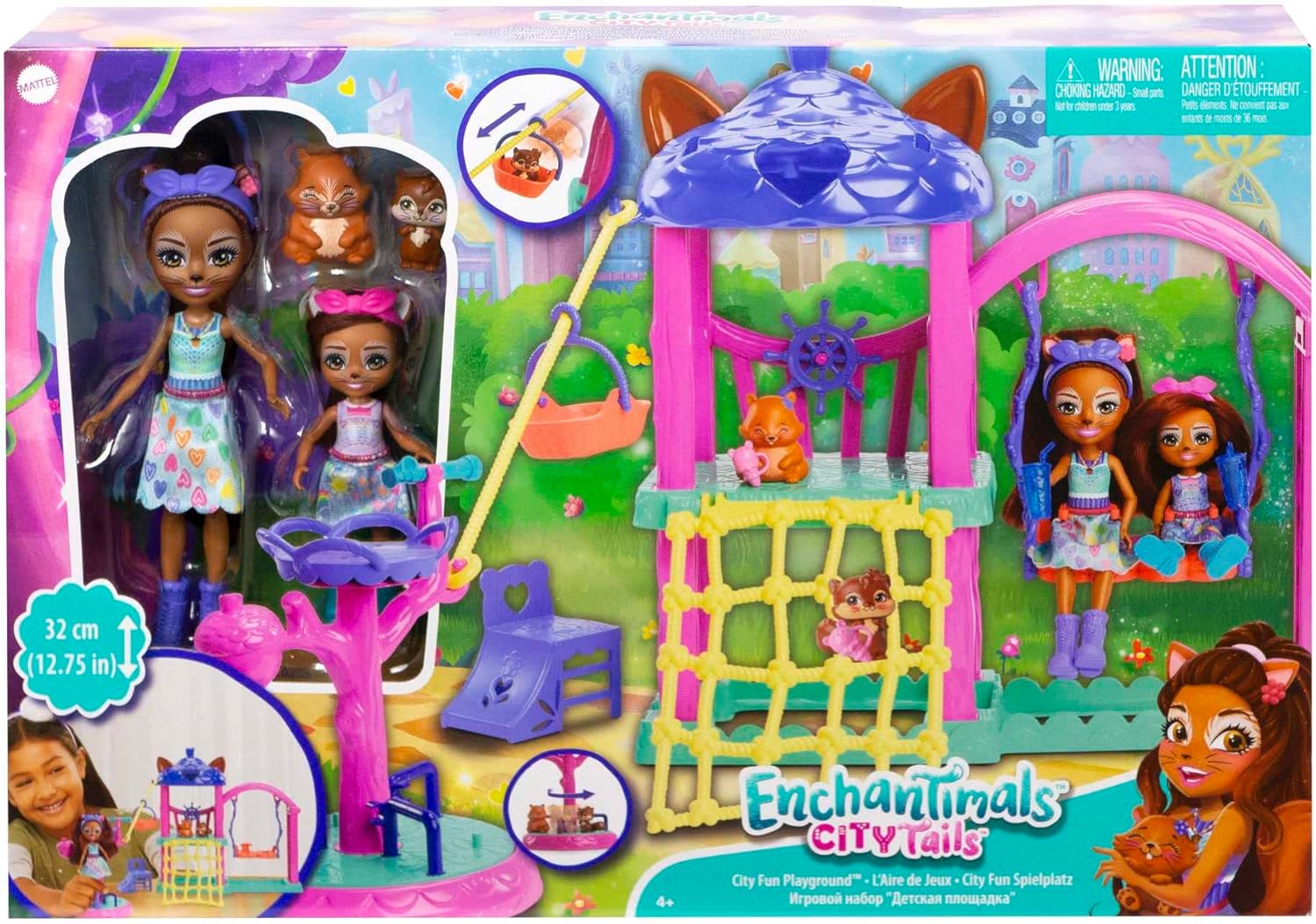 Thumbnail 6 de Enchantimals Coffrets Mini Poupées – Sabine et Seneca Écureuil, Coffret Jeux Multicolore