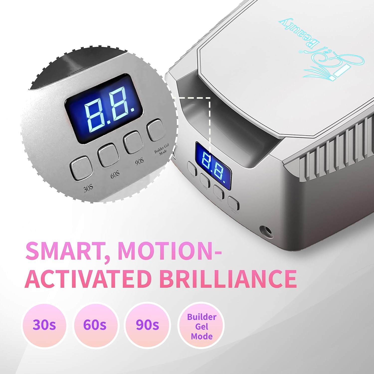 Thumbnail 3 de iGel Beauty Hybrid PRO 2.0 UV/LED Nail Lamp: 48W Cordless Full Hand Curing