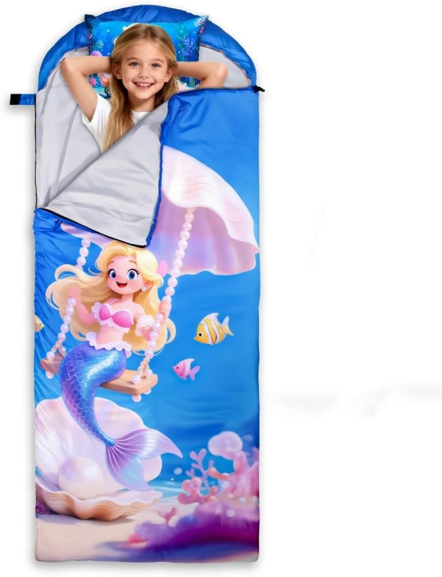 Detalle de ETGLCOZY Kids' Sleeping Bag, Polyester