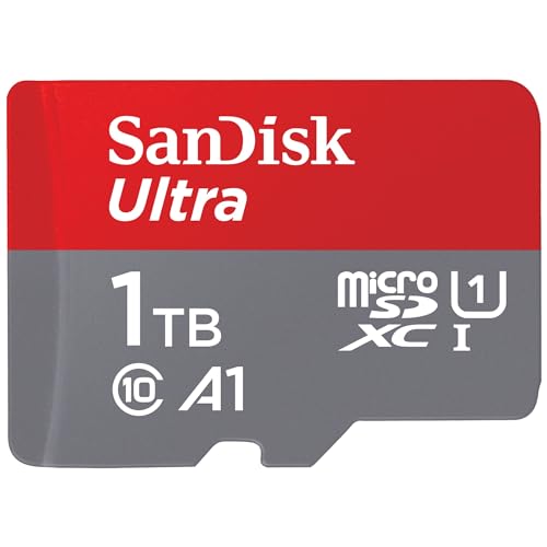 Detalle de SanDisk Ultra microSD Card + Adapter 1TB with up to 150MB/s Read Speeds