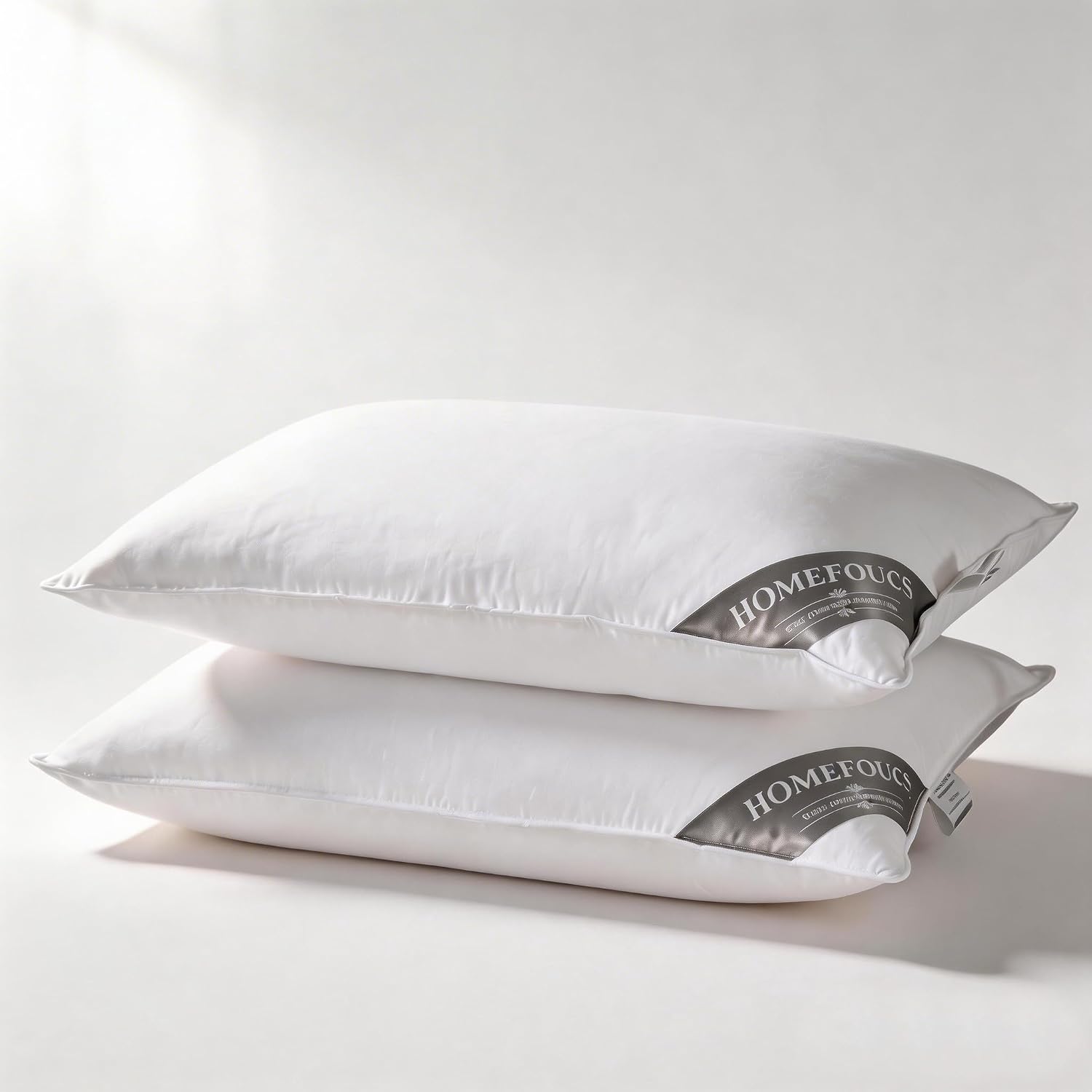 Detalle de HOMEFOUCS down and feather pillows 58 x 74 cm