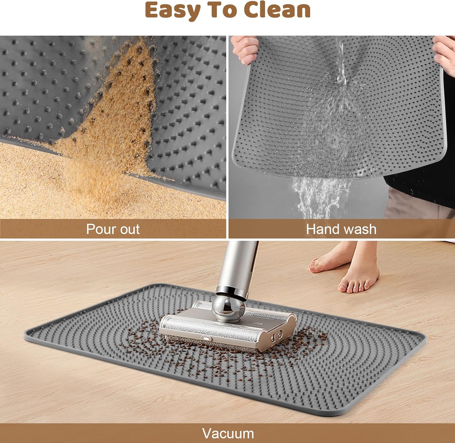 Detalle 2 de Odoland Cat Litter Mat 53x38cm