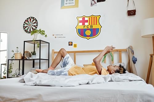 Detalle de fan decor FC Barcelona Vinyl-Wandaufkleber-Set, 50 x 30 cm, 35-teilig