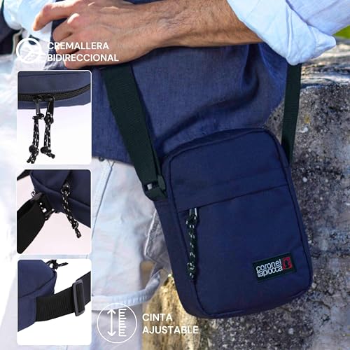 Thumbnail 2 de Bandolera Coronel Tapiocca para Hombre: bolsa bandolera en lona resistente