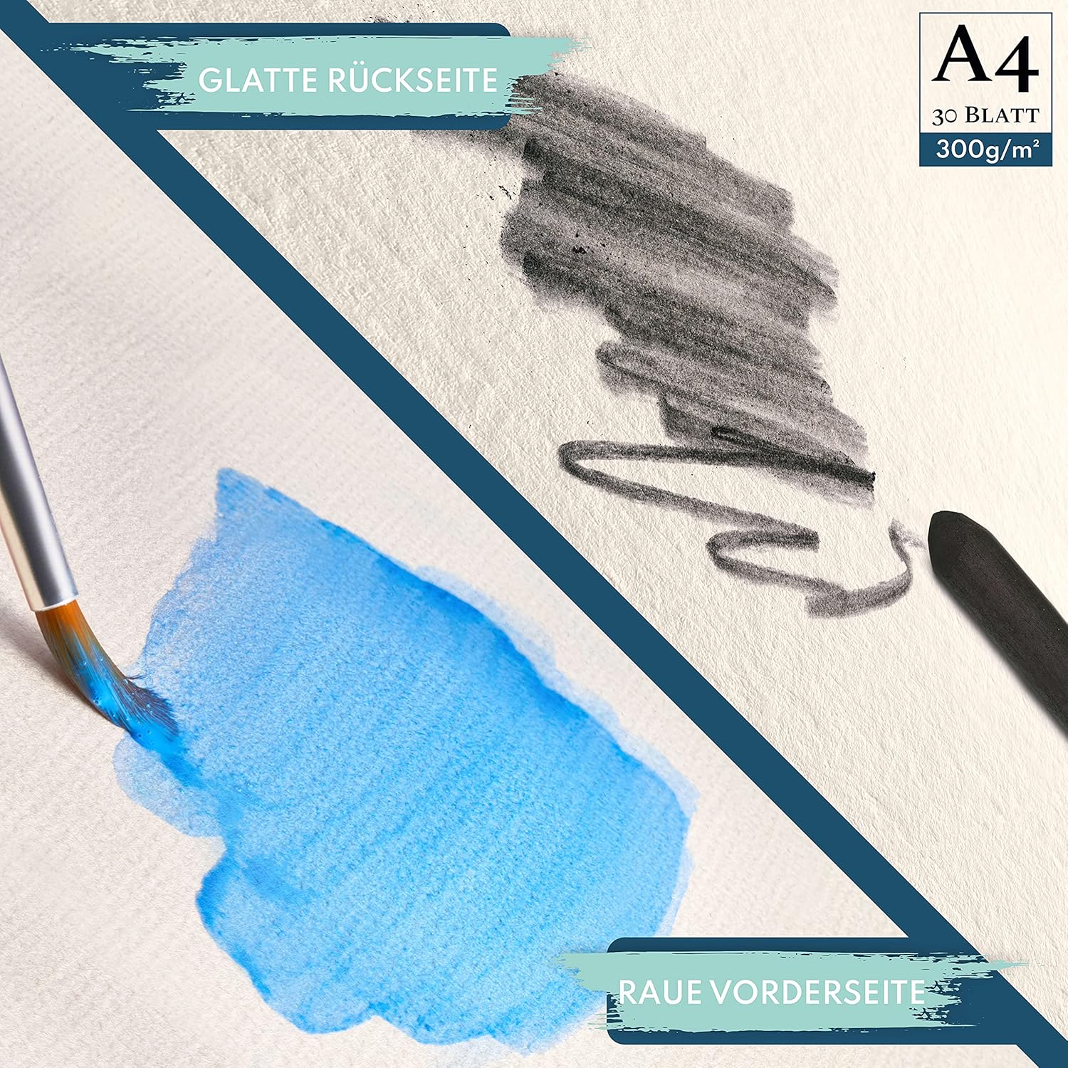 Thumbnail 5 de CreaTek Aquarellpapier A4 300 g 🖌️