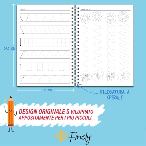 Thumbnail 1 de Finoly quaderno di pregrafismo A4