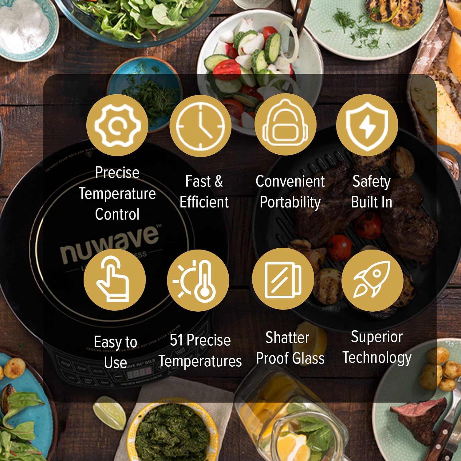 Thumbnail 4 de Nuwave Precision Induction Cooktop 12"