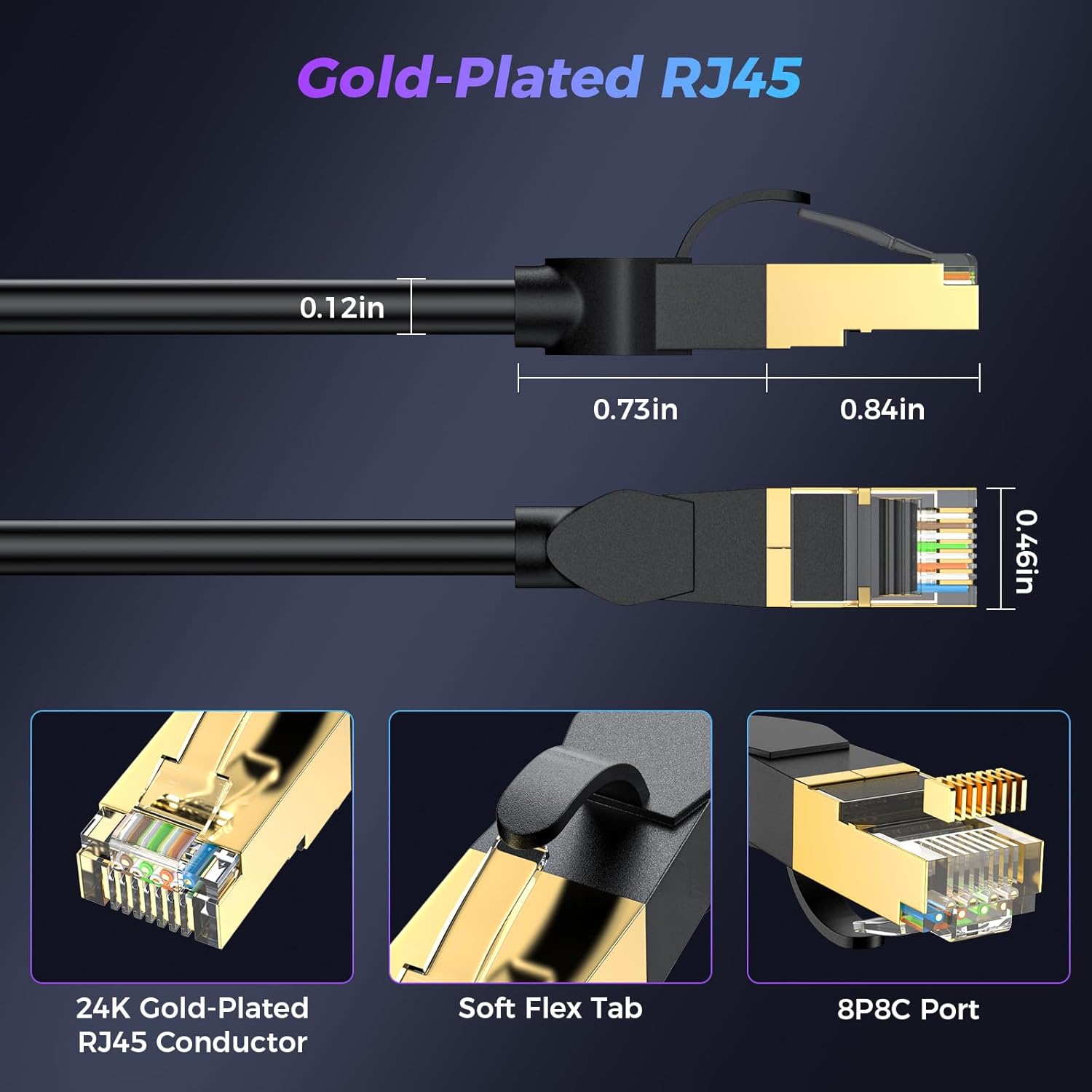 Thumbnail 5 de Ethernet Cable Cat6 100m, 1000mbps 550MHz