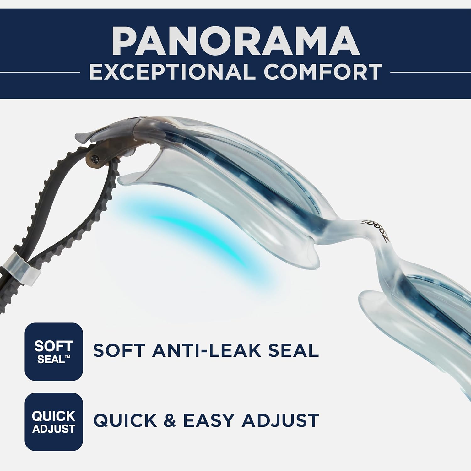 Thumbnail 5 de Zoggs Panorama Swim Goggles with Tinted Lenses