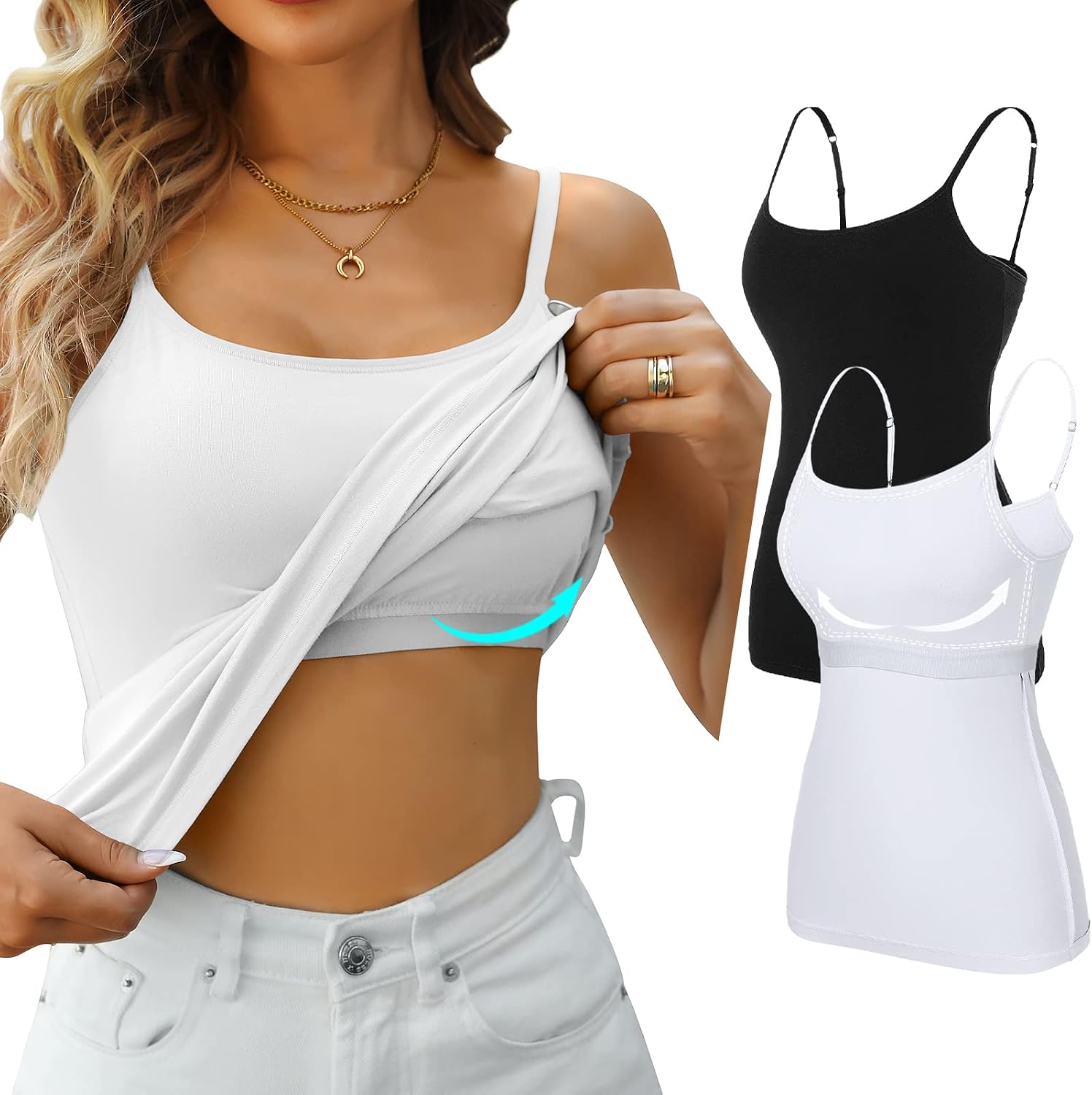 Detalle de V FOR CITY Cotton Camisole