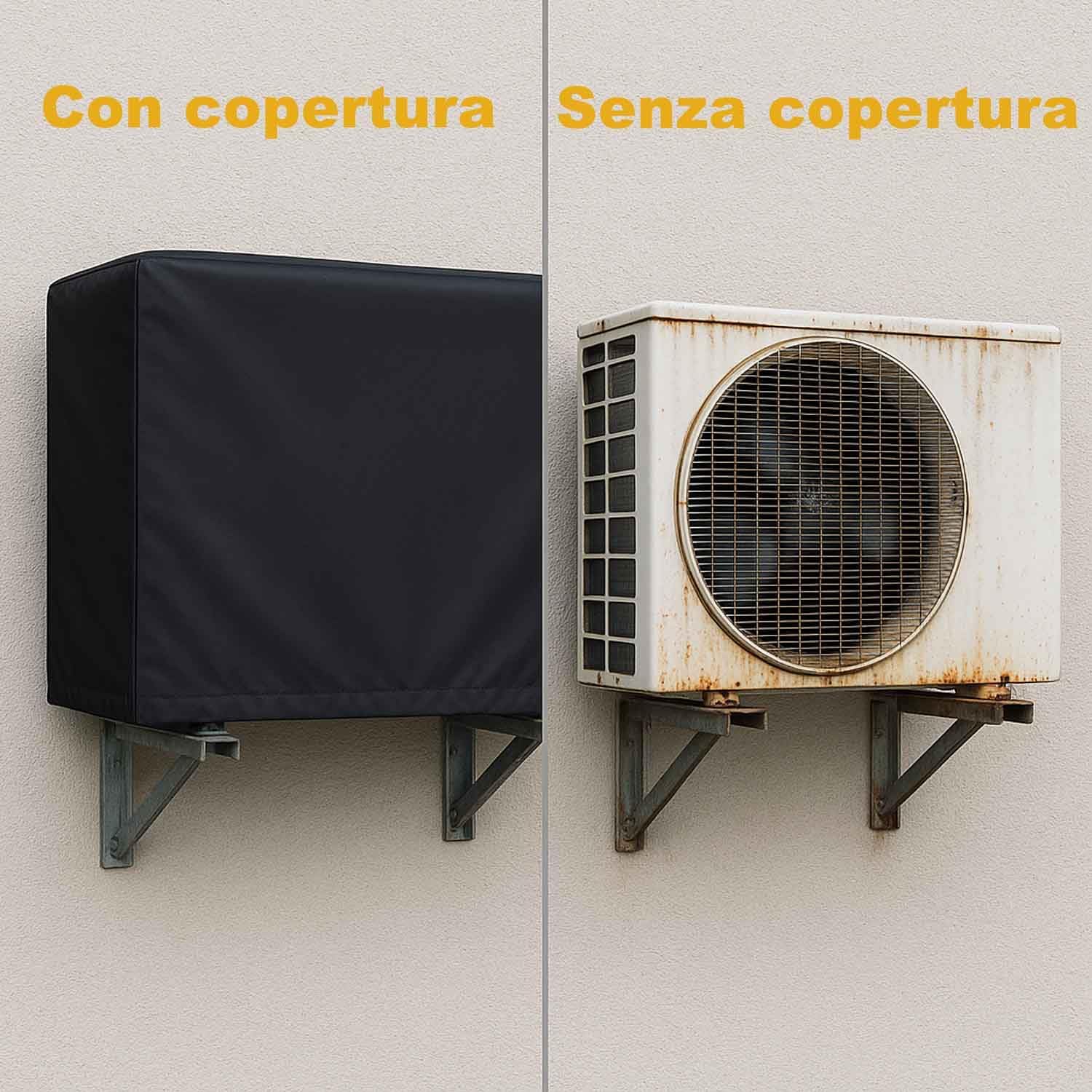 Thumbnail 3 de Copertura climatizzatore nero 420D, 96x40x70 cm