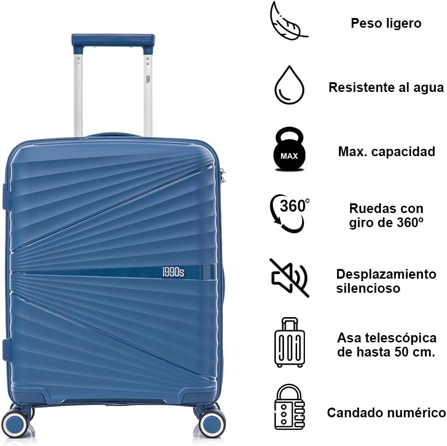 Detalle 2 de 1990s Maleta Mediana expandible 65cm 79L