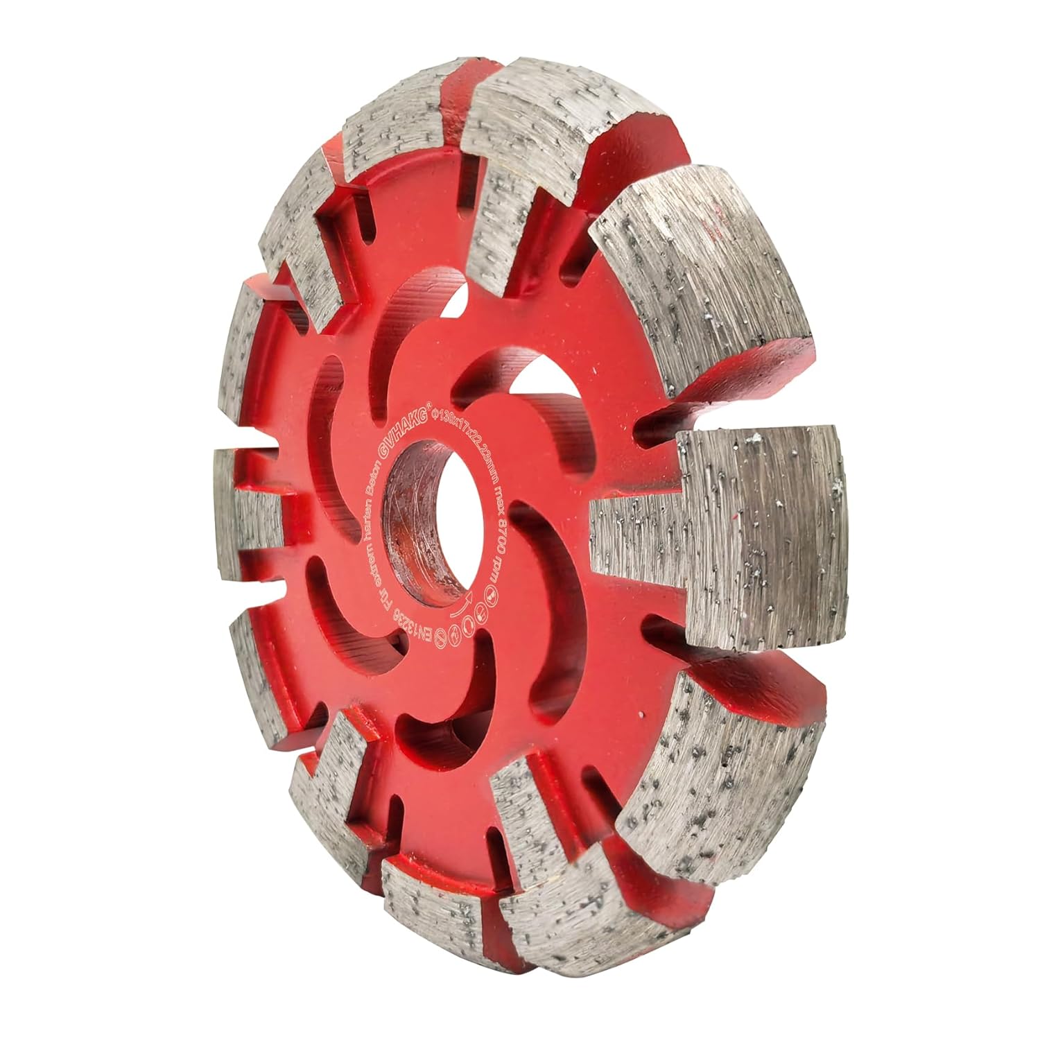 Thumbnail 6 de GVHAKG Diamant-Frässcheibe 130 mm mit 12 Segmenten – Härter Estrich & Beton, 15 mm Breite