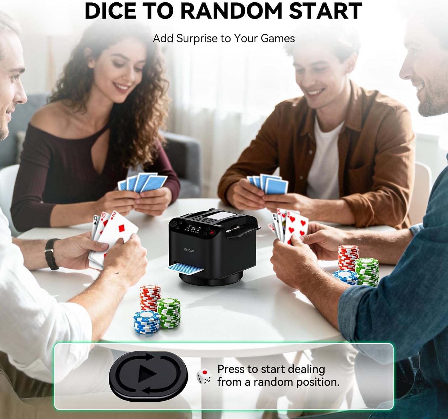 Thumbnail 4 de KPAW Kartenmischmaschine 5200 mAh 🎲