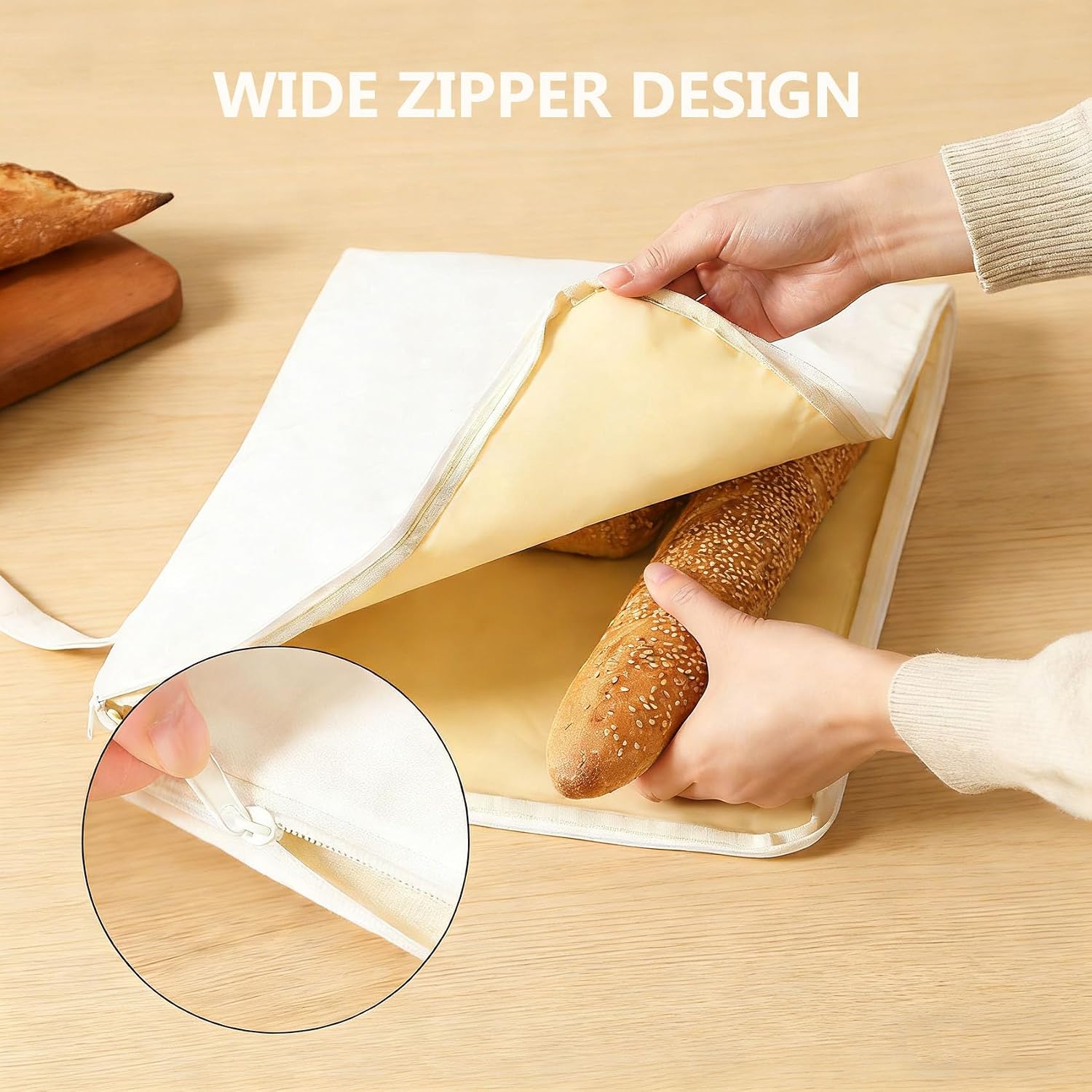 Thumbnail 3 de Beeswax Bread Bags, 2-Pack