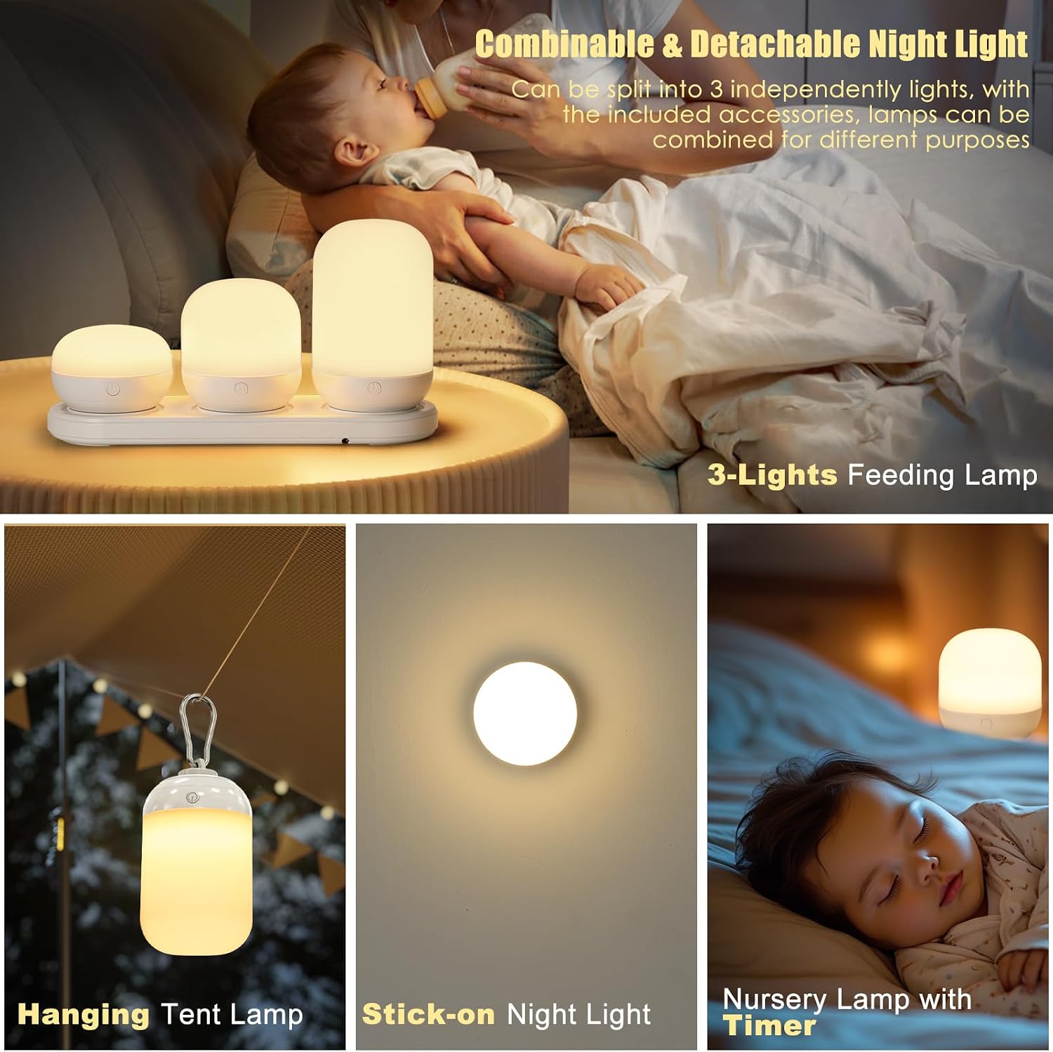 Detalle de Benaep LED Night Light with 17 Colours
