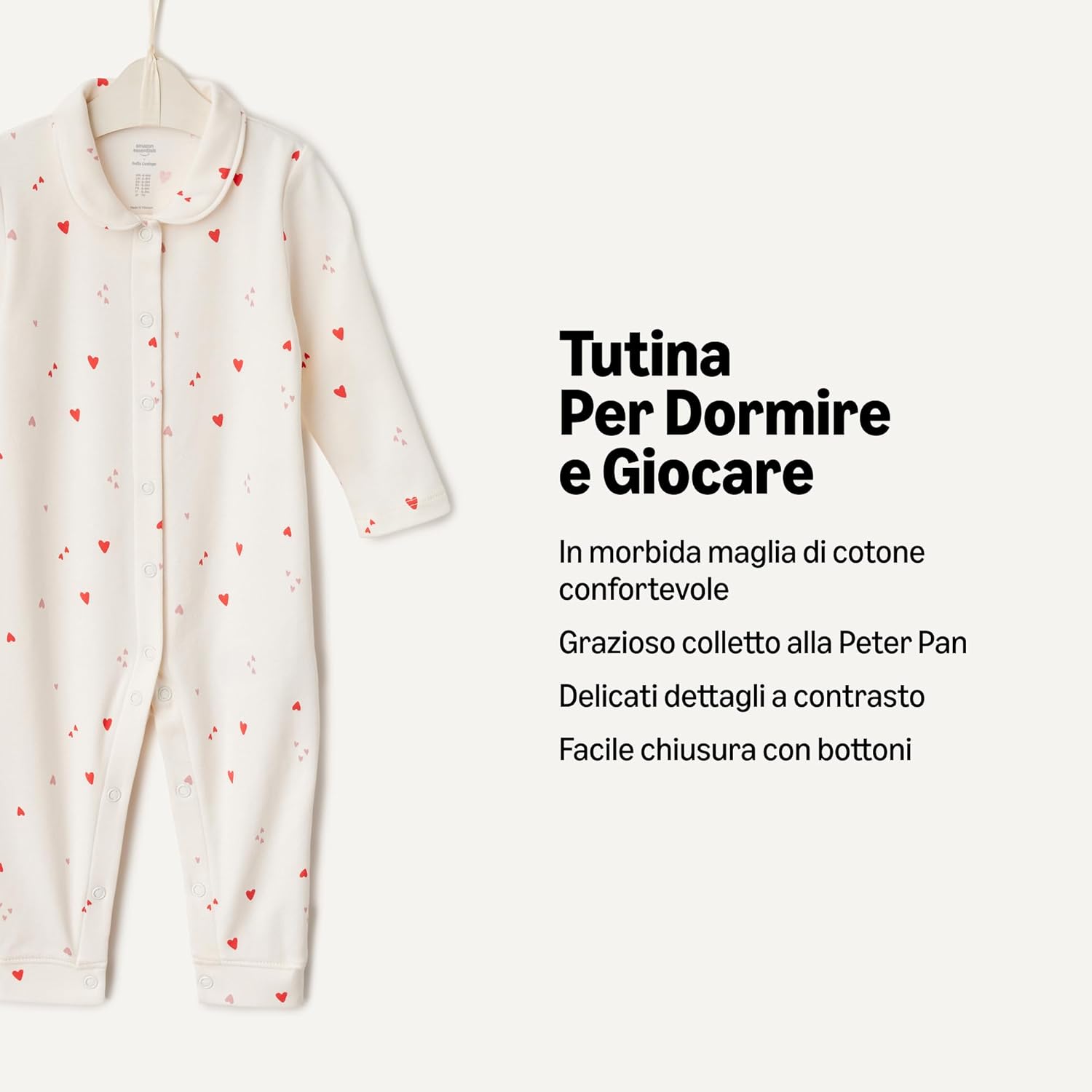 Thumbnail 1 de Amazon Essentials tutina da notte senza piedi per bambini e ragazzi (stile rilassato)