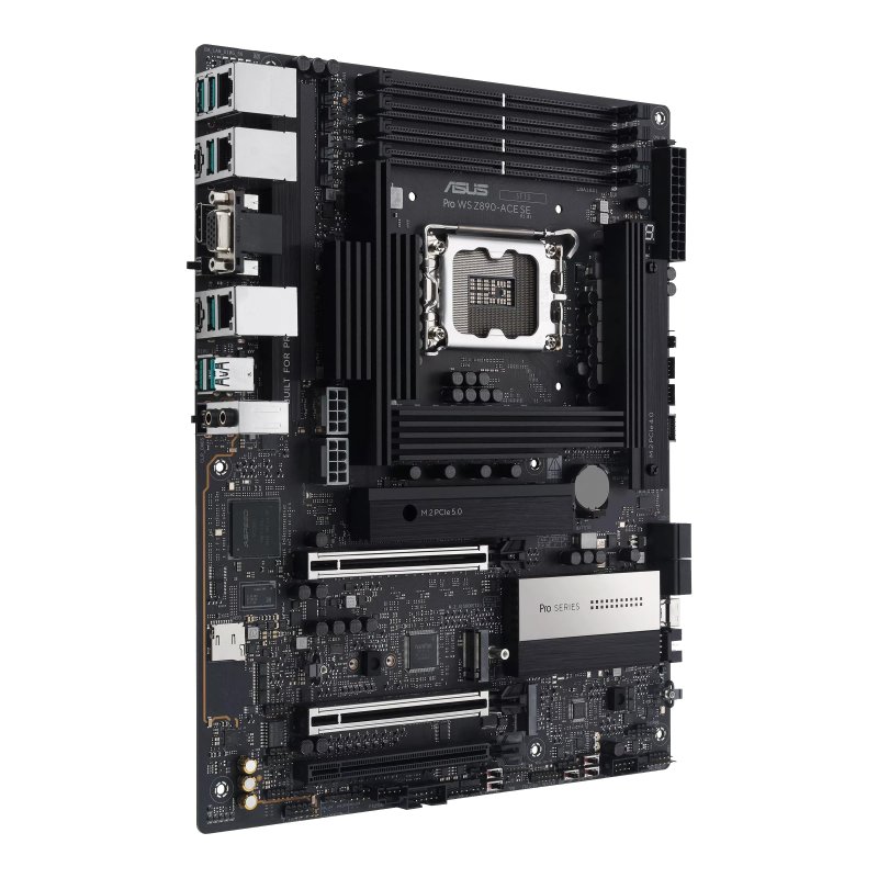 Detalle de ASUS PRO WS Z890-ACE SE: placa base workstation con DDR5 y Thunderbolt 4 para uso profesional