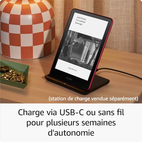 Thumbnail 2 de Amazon Kindle Paperwhite Signature Edition (Nouvelle génération) – 32 Go, éclairage automatique, charge sans fil, noir métallisé
