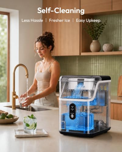 Thumbnail 6 de EUHOMY Nugget Ice Maker Countertop: Soft, Chewable Pebble Ice in Minutes