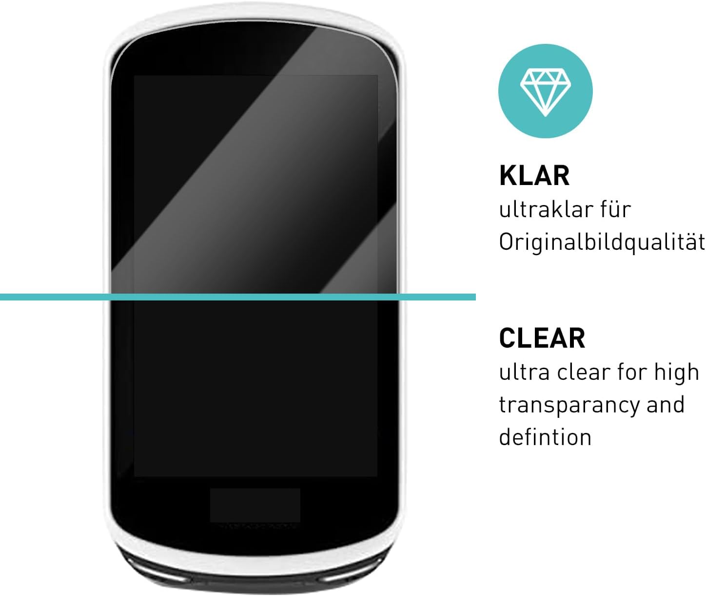 Thumbnail 1 de SmarTect tempered-glass screen protector for Garmin Edge 1030 / Edge 1030 Plus, 3-pack