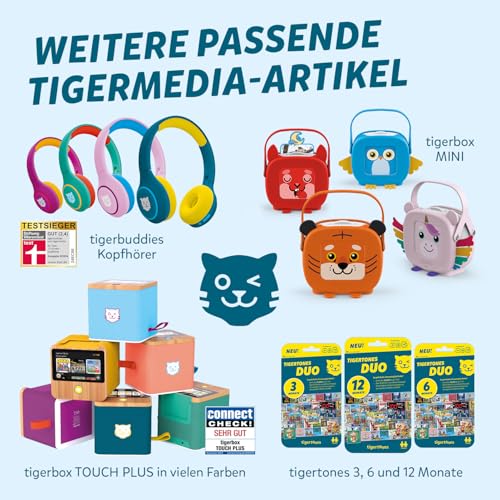 Thumbnail 7 de tigermedia tigertones Duo Prepaid-Zugang 6 Monate – Audio-Streaming für Kinder