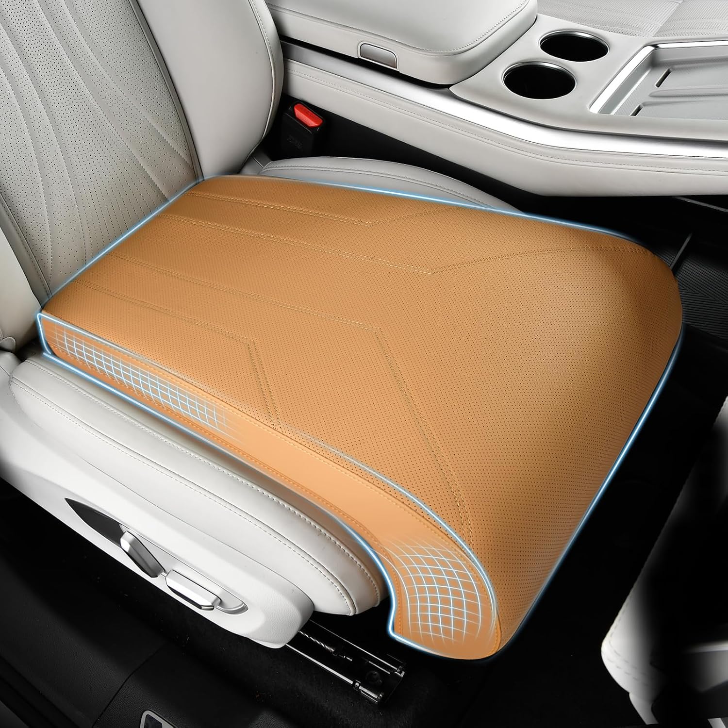 Detalle 2 de FLORICH Car Seat Leg Support Cushion Leather