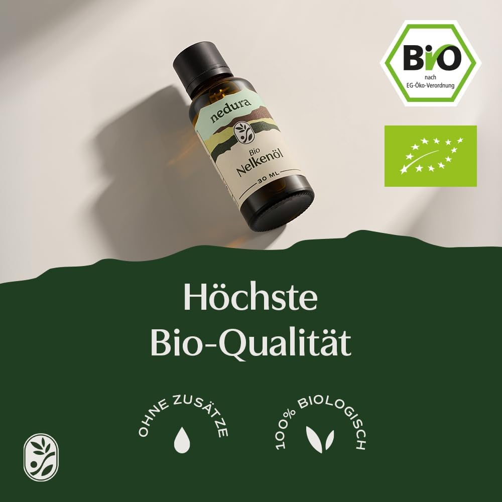 Thumbnail 1 de nedura® BIO Nelkenöl 30 ml (100% naturreines Nelkenöl, zum Einnehmen)